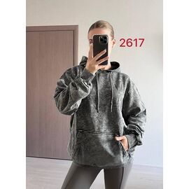 Фотография Худи женское 2617 d.grey р.48-54 "FSN" недорого оптом от прямого поставщика
