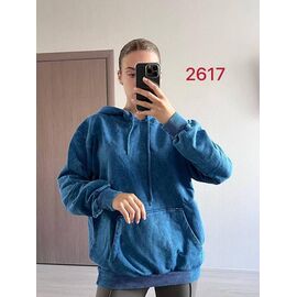 Худі жіноче 2617 blue р.48-54 "FSN" недорого оптом від прямого постачальника