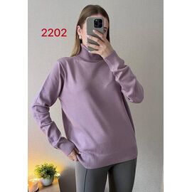 Фотография Свитер женский 2202 lilac р.46-52 "FSN" недорого оптом от прямого поставщика