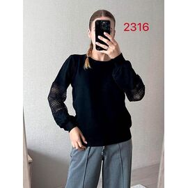 Светр жіночий 2316 black р.44-48 "FSN" недорого оптом від прямого постачальника