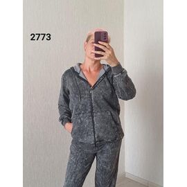 Кофта спортивна жіноча 2773 d.grey р.46-52 "FSN" недорого оптом від прямого постачальника