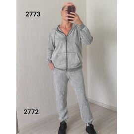 Костюм спортивний жіночий теплий 2773-2772 l.grey р.46-52 "FSN" недорого оптом від прямого постачальника