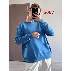 Фотография Свитер женский 5067 blue р.46-52 "FSN" недорого оптом от прямого поставщика