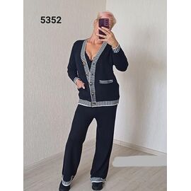 Фотография Костюм женский 5352 black р.46-50 "FSN" недорого оптом от прямого поставщика