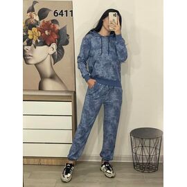 Костюм спортивний жіночий теплий 6411 blue р.44-50 "FSN" недорого оптом від прямого постачальника