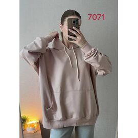 Худі жіноче 7071 beige р.52-58 "FSN" недорого оптом від прямого постачальника