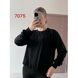 Светр жіночий 7075 black р.44-50 "FSN" недорого оптом від прямого постачальника