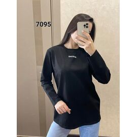 Светр жіночий 7095 black р.46-52 "FSN" недорого оптом від прямого постачальника