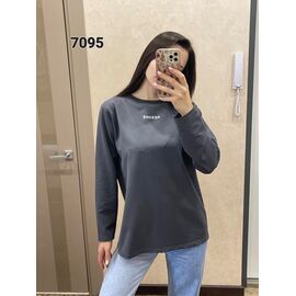 Светр жіночий 7095 d.grey р.46-52 "FSN" недорого оптом від прямого постачальника