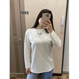 Светр жіночий 7095 white р.46-52 "FSN" недорого оптом від прямого постачальника