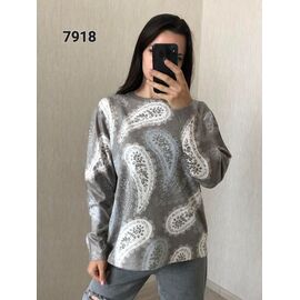 Светр жіночий 7918 d.grey р.50-54 "FSN" недорого оптом від прямого постачальника