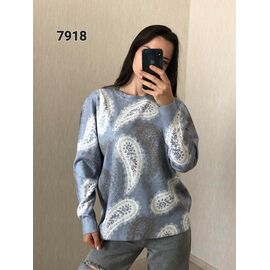 Светр жіночий 7918 l.blue р.50-54 "FSN" недорого оптом від прямого постачальника