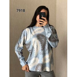 Светр жіночий 7918-1 l.blue р.50-54 "FSN" недорого оптом від прямого постачальника