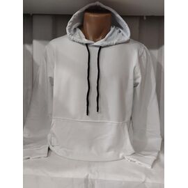 Худи чоловічий 1214 white р.S-2XL "RING" недорого оптом від прямого постачальника