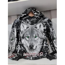 Худи чоловічий 1221 black р.S-2XL "RING" недорого оптом від прямого постачальника