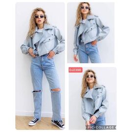 Куртка жіноча демісезонна DJ2398 l.blue р.S-XL "Dorimodes" недорого оптом від прямого постачальника
