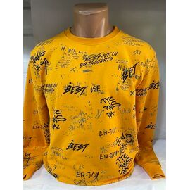 Фотография Свитер мужской SB986 yellow р.M-2XL "Sabihina" недорого оптом от прямого поставщика
