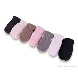 Рукавиці дитячі Зима M7-71 (тедди) mix (12 шт. р.сітка8-12) "TUZZI" недорого оптом від прямого постачальника