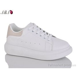 Кросівки жіночі модні Весна/осінь PV775 white (12 пар р.36-41) "Aba" недорого оптом від прямого постачальника