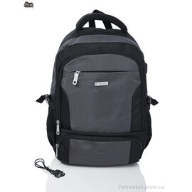 Рюкзак жіночий 1218 grey (30-250) 50*32*15 см, "Superbag" недорого оптом від прямого постачальника