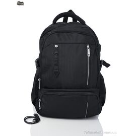 Рюкзак жіночий 1216 black (30-250) 50*32*15 см, "Superbag" недорого оптом від прямого постачальника