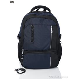 Рюкзак жіночий 1216 blue (30-250) 50*32*15 см, "Superbag" недорого оптом від прямого постачальника