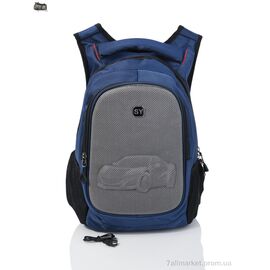 Рюкзак жіночий 8348 blue (30-250) 45*33*16 см, "Superbag" недорого оптом від прямого постачальника