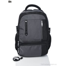 Рюкзак жіночий 1216 grey (250) 50*32*15 см, "Superbag" недорого оптом від прямого постачальника