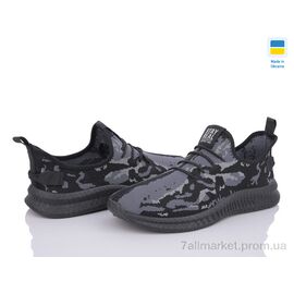 Фотография Кроссовки мужские модные Лето Крок K220-7 сірий (10 пар р.41-45) "Vladimir" недорого оптом от прямого поставщика