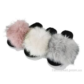 Фотография Тапки женские для дома зима S495 mix (12 пар р.36-41) "Family" недорого оптом от прямого поставщика