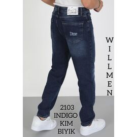 Фотография Джинсы мужские 2103 blue р.28-36 "God Baron" недорого оптом от прямого поставщика