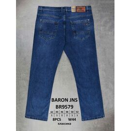 Фотография Джинсы мужские BR9579 blue р.42-52 "God Baron" недорого оптом от прямого поставщика