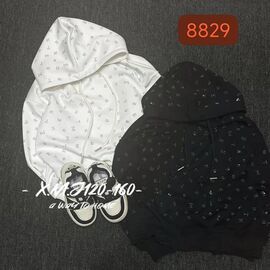 Фотография Батник детский на девочку 8829 black р.120-160 "Meloria" недорого оптом от прямого поставщика