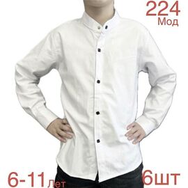 Сорочка дитяча на хлопчика 224-1 white р.6-10 "EMRE" недорого оптом від прямого постачальника