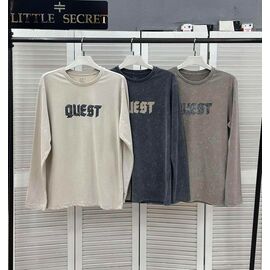 Фотография Свитер мужской 400427 l.grey р.M-2XL "Little Secret" недорого оптом от прямого поставщика