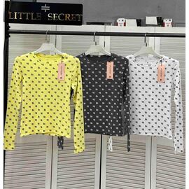 Фотография Свитер женский 500202 yellow р.S-L "Little Secret" недорого оптом от прямого поставщика
