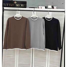 Фотография Свитер мужской 500520 brown р.M-2XL "Little Secret" недорого оптом от прямого поставщика