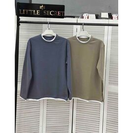 Фотография Свитер мужской 500520 khaki р.M-2XL "Little Secret" недорого оптом от прямого поставщика