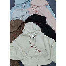 Фотография Кофта спортивная женская LR291 beige р.one size "Lora" недорого оптом от прямого поставщика