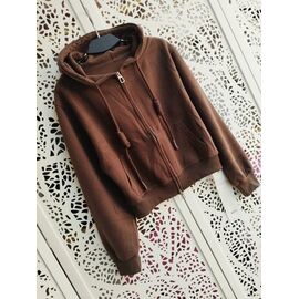 Кофта спортивна жіноча LR351 brown р.42-46 "Lora" недорого оптом від прямого постачальника