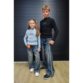 Джинси дитячі унісекс 3307 blue р.120-170 "Yalisi" недорого оптом від прямого постачальника