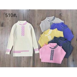 Фотография Свитер детский на девочку 510 pink р.110-150 "Yalisi" недорого оптом от прямого поставщика