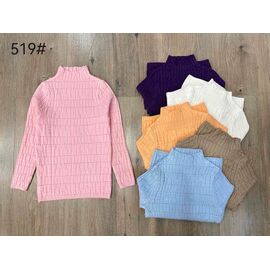 Фотография Свитер детский на девочку 519 blue р.110-150 "Yalisi" недорого оптом от прямого поставщика