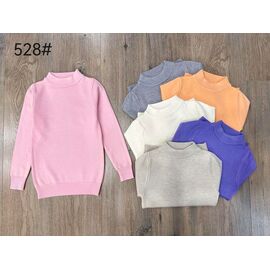 Фотография Свитер детский на девочку 528 white р.110-150 "Yalisi" недорого оптом от прямого поставщика