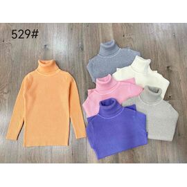 Гольф дитячий на дівчинку 529 white р.110-150 "Yalisi" недорого оптом від прямого постачальника