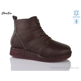 Черевики жіночі стильні Зима Y802-2 (8 пар р.37-42) "Chunsen" недорого оптом від прямого постачальника