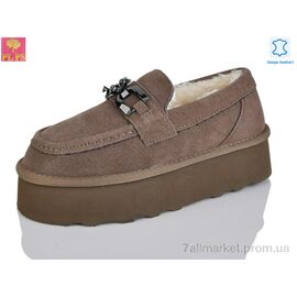Фотография Угги женские утепленные зима 5858 brown (6 пар р.36-41) "PLPS" недорого оптом от прямого поставщика