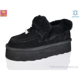 Фотография Угги женские утепленные зима 5803 black (6 пар р.36-41) "PLPS" недорого оптом от прямого поставщика