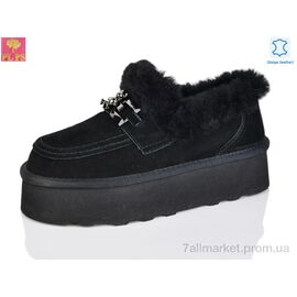 Фотография Угги женские утепленные зима 5808 black (6 пар р.36-41) "PLPS" недорого оптом от прямого поставщика