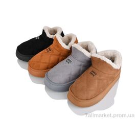 Фотография Тапки женские для дома зима JGH1 mix (24 пар р.36-41) "Lion-Lu" недорого оптом от прямого поставщика